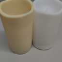 CANDLE CHOICE Waterproof Outdoor Battery Operated Flameless Candles with Timer Flickering Plastic Resin Electric LED Pillar Lights for Lantern Patio Garden Wedding Party Decorations 3x6 Inches 2 Pack (Cream White)