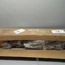 Glitzhome 7.5ft Silve Pencil Tinsel Artificial Christmas Tree, Holiday Hinged Fir Christmas Tree with 1188 Branch Tips and Metal Foldable Stand for Home Office Party Holiday Decoration