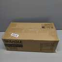 VASAGLE Console Table, 2-Tier Narrow Sofa Table with 2 Shelves, 7.9 x 31.5 x 31.5 Inches, for Living Room, Hallway, Entryway, Rustic Brown and Ink Black ULNT130K01V1