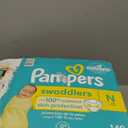 Pampers Swaddlers Diapers, Size 0 (up to 10 lbs), 140 Count, Absorbent, Keeps Baby Dry and Comfortable, Skin Safe Disposable Baby Diaper (Newborn)