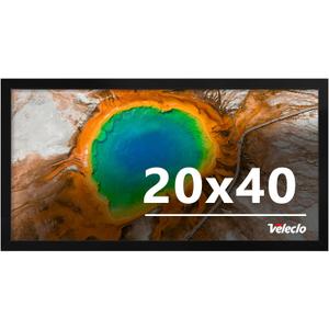 20x40 Picture Frame for Wall Display, 20x40 Black Picture Frame with Shatter Resistant Plexiglass, Stable and Sturdy 20 x 40 Poster Frame for Wall Display, Handpicked Gift Collection, 1 Pack