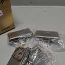 Zhengmy 4 Pcs Christmas Stocking Holders for Mantle Weighted Stocking Holder Fireplace Hangers for Xmas Holiday Party Decoration (Silver)