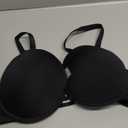 Push Up Thick Padded Plunge Underwire T Shirt Lace Bra Lift Support for Women Add One Cup, 38B