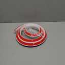 3/4Flexible Quarter Round Molding Peel and Stick Rubber Trim Molding 4.92Ft Double-Sided Self-Adhesive Strips.DIY for Wall Seams, Floor Edges, Fireplaces, Bathroom Bathtubs, Countertops 59inch White