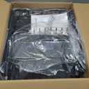 SNTD Dish Drying Rack - Large Dish Racks for Kitchen Counter, Expandable Dish Drainers with Cutlery Holder Stainless Steel Rustproof, Black