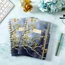 3 x 2026 Planner - Weekly & Monthly Planner 2026, January 2026 - December 2026, 6.4" x 8.5", Durable Metal Rings, Elastic Closure, 12 Monthly Tabs, Back Pocket