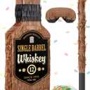 Sratte Brown Whiskey Bottle Piata with Stick 16 x 6.3 x 3 Inch Piata Decorations for Whiskey Birthday Party Adults Party Valentines Wedding Birthday Funny Anniversary Supplies