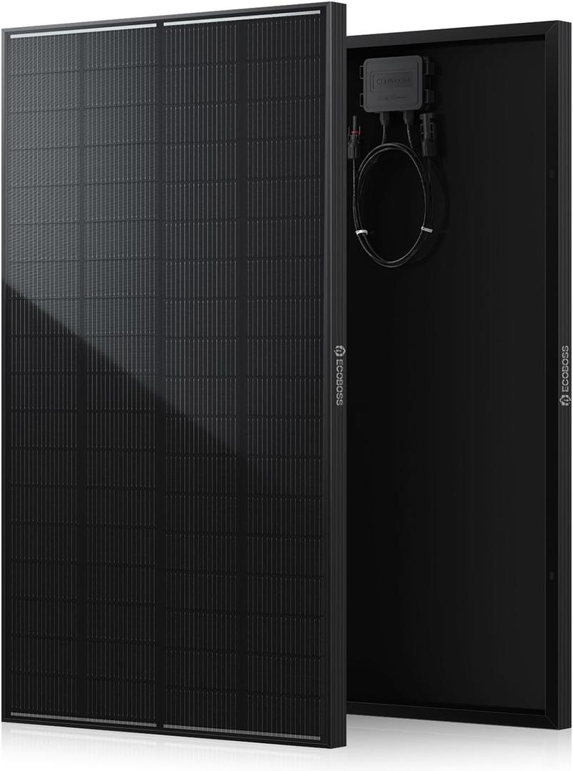 200W Solar Panel, N-Type 16BB 12V 200 Watt Solar Panel with 25.6% High Efficiency, IP68 Waterproof & 30-Year Long-Lasting Design, for RV, Van, Marine, Rooftop, Cabin & Off-Grid Power Systems