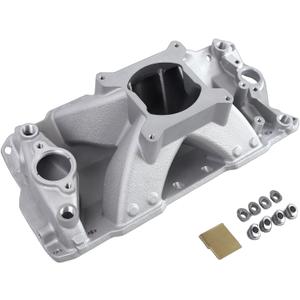 2925 52031 Aluminum Single Plane SBC Super Victor Intake Manifold Compatible with Chevy Small Block 305 350 400 1955-1995 3,000-8,500 RPM