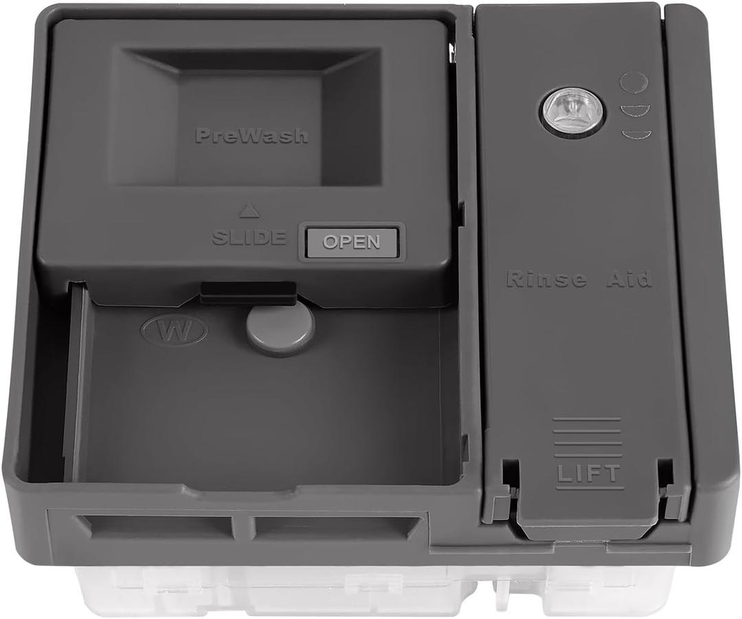 W10861000,W10620296 Dishwasher Detergent Dispenser Compatible with Whirlpool,Compatible with KitchenAid and Can Replace AP5999391, 4383990, PS11731570, W10620298, W10620299 etc