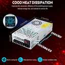 VAYALT 24V 20.8A 500W DC Switching Power Supply, Universal Regulated Switching AC 110V/220V to DC 24V Transformer, 24V Power Supply for Industrial, CCTV, Computer Project, 3D Printer, LED Strip Light