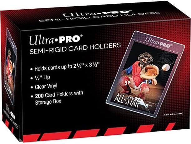 Ultra PRO Semi-Rigid 1/2" Lip Sleeves 200ct
