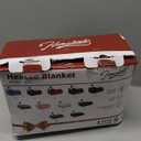 Homemate Heated Blanket Electric Throw - 50"x60" Heating Blanket Throw 1/2/4/6/8 Hours Auto-Off 10 Heat Level Over-Heat Protection Flannel Sherpa ETL Certification (01 - Light Grey)