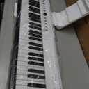 88 Key Digital Piano, Semi Weighted Electronic Keyboard Piano with Music Stand, Power Supply, Sustain Pedal, Bluetooth, Carrying Case, Headphones, USB-MIDI Compatibility, for Beginner Professional