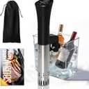 Sous Vide Cooker, Wine Chiller, 1000W, Immersion Circulator Sous Vide Machine, Suvee Cooker with Accurate Temperature & Timer, Fast Heating, Cookbook, Easy to Store, Home Kitchen Use
