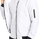 SAVKOOV Mens Lightweight Jacket Casual Bomber Jacket Varsity Coat