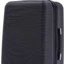 InUSA ROYAL 24-Inch Medium Hardside Spinner Luggage Lightweight Black