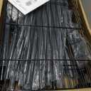 ecobedding Heavy Duty Garment Rack, 900LBS Max Load Freestanding Closet Organizer with 6 Storage Shelves & 3 Adjustable Hanging Rods, Multifunctional (Black, 15.75" D x (69.7~88.2)" W x 79.5" H)