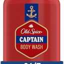 Old Spice Refreshing Body Wash for Men, 3X Defense, 24/7 Shower Fresh with Long Lasting Scent, Red Collection, Captain with Bergamot Scent, 33.4 oz