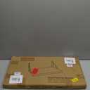 Deep Floating Shelves, 12 Inch Deep Floating Shelves for Wall, 24"W x 12"D Wall Shelves for Books, Rustic White Wooden Shelves, Large Wide Display Shelf for Bathroom, Living Room, Bedroom, Set of 1