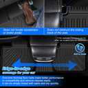 Traverse Floor Mats - Car Mats for Chevy Traverse 2009-2017, All Weather Floor Mats for Traverse Accessories, Heavy Duty Rubber Mats, Car Accessories