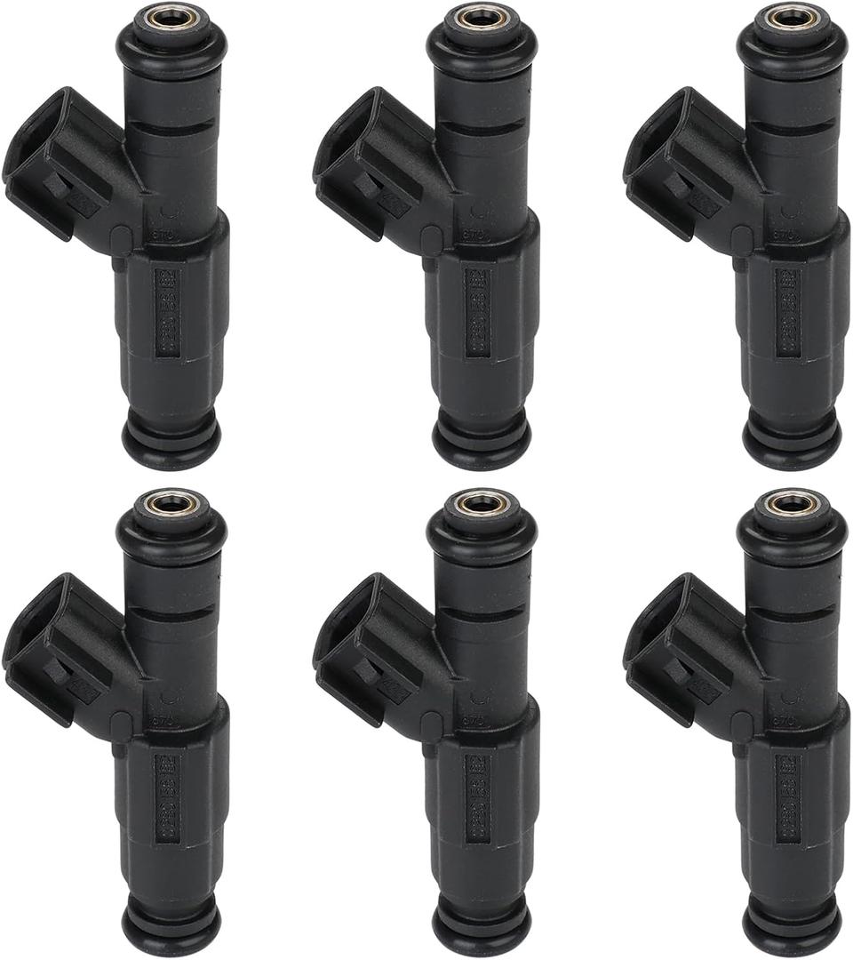 JDMON Fuel Injectors Compatible with Chevrolet Equinox, Pontiac Torrent 3.4L V6 2005 2006 2007 2008 2009 Replacement for 0280156182 FJ704 832-11208 89017615