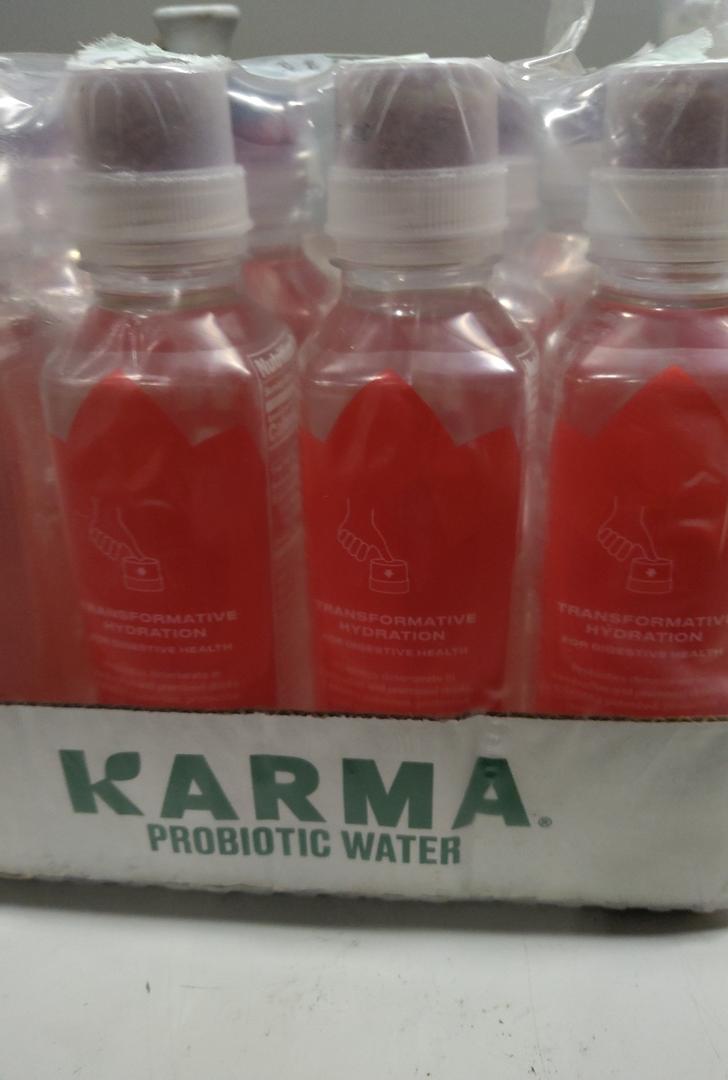 Karma probiotic water. Bbd 07/22/2027