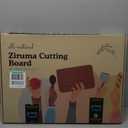 XXL End Grain Butcher Block Cutting Board [1.5" Thick]. Made of Teak Wood and Conditioned with Beeswax, Flaxseed Oil & Lemon Oil. 23" x 17" Chopping Board by Ziruma.
