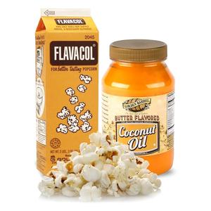 Perfectware 35oz Popcorn Salt and 32oz Butter Flavored Coconut Oil, (PW-Season-Salt Set-2) 02/19/2026