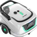 WYBOT A1 Cordless Robotic Pool Cleaner, Automatic Pool Vacuum for Above Ground with 120 Mins, Double Filters, LED Indicator, Charge in 2.5 Hours, Ideal for Above & In-ground Flat Pools - Whitegreen