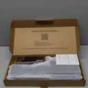 ONEMIX 42" LED Desk Lamp with Clamp, Architect Desk Light with Remote, Adjustable 4-Segment Bar, 1800LM Bright, Eye-Caring Desk Lamp for Home Office, Reading, Study, Dual Monitors, Easter (Black)