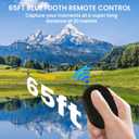 Phone Vlog Selfie Monitor - Magnetic Screen for iPhone Android, 1500mAh for Live Streaming & Recording, Compatible with iPhone/Android Case with Rear Camera