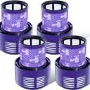 Vacuum Filter Replacement Parts Compatible with Dyson Cyclone V10 Series, V10 Total Clean, V10 Absolute, V10 Animal, V10 Motorhead, SV12 Vacuums, Compare to Part 969082-01 (V10-4 Pack)