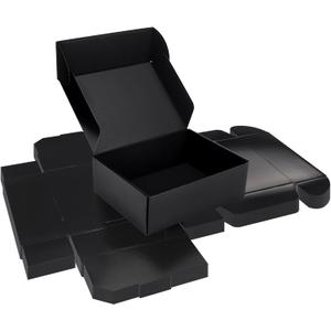 Rempry 12x9x4 Black Shipping Boxes 20 Pack, Large Cardboard Mailer Boxes for Small Business Shipping Packaging