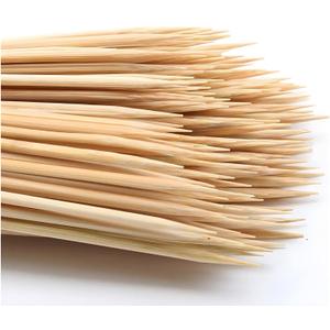 100PCS 12 inch Bamboo Skewers for wooden sticks BBQAppetiserFruitCocktailKabobChocolate FountainGrillingKitchencrafting and Party. =4mm, More Size Choices 6"/8"/10"/12"/36"