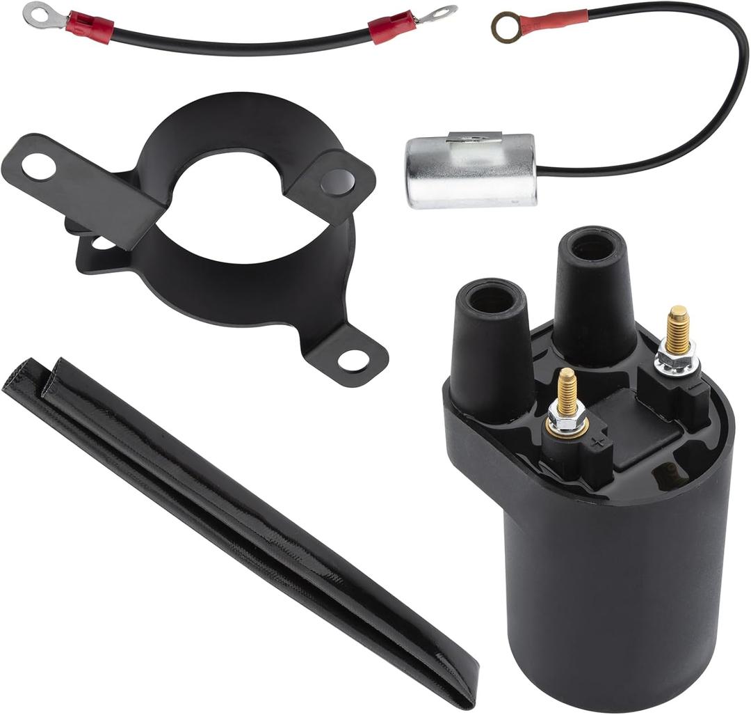 166-0772 Ignition Coil replacement Fits Onan P218G P220G P224G Engine Points Models BF B43 B48 NHC CCK Engine, Replaces #166-0820 HE541-0522 166-0804 166-0648 He166-0761