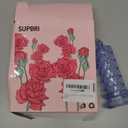 LED Candles, 4Pack Battery Operated Candles with Rose Light Halo, Romantic Flameless Pillar Candles for Valentines Halloween Decorations(Blue, D 2.5" x H 7.2")