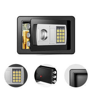 MLJ 0.45 Cu.ft Small Safe Box with Key, Mini Money Box, Hidden Digital Home Safe, Suitable for Home, Office or Company (No Coin Slot)