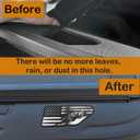 Bed Rail Stake Pocket Covers for GMC Chevy Silverado/GMC Sierra 1500(2019-2024 2025 2026), GMC Sierra 3500HD(2020 2021 2022 2023)/2500, Truck Caps Rear Holes Plugs Covers (Car(Black/Silver))