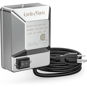 onlyfire Universal Stainless Steel Grill Electric Rotisserie Motor 110 Volt 4 Watt On/Off Switch- 30 lb. Load, OEM/ODM, Aftermarket