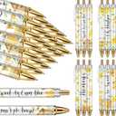Chuangdi 24 Pcs Bee Honey Baby Shower Ballpoint Pens Favors Bulk Retractable Ballpoint Pen Black Ink with Gifts for Guests School Supply