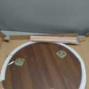 Round Coffee Table Low Table with 3 Solid Wood Sturdy Legs, Floor Table Desk for Sitting on The Floor, Storage and Living Room Furniture (Black)