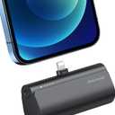 Charmast Small Portable Charger 5000mAh, Ultra-Compact 20W PD Fast Charging Power Bank Mini Battery Pack Compatible with iPhone 14/14 Pro Max/13/13 Pro Max/12/12 Pro Max/11/XR/X/8/7/6, and More (Black)