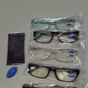 Gaoye Professional Reading Glasses for All Day - Computer Readers with Blue Light Protection - Value Pack, +2.0