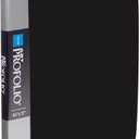 Itoya Original Art ProFolio 8.5x11 Black Art Portfolio Binder with Plastic Sleeves with 48 Pages - Portfolio Folder for Artwork with Clear Sheet Protectors - Presentation Book for Art Display