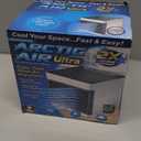 Portable Air Conditioner Fan, USB Personal Mini Air Conditioner with 3-Speed, Evaporative Cooler with LED Light, Personal Mini Air Cooler for Office Small Room (White C01)