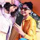 SKYLMW Designed for iPhone 16 Case with Magnetic Invisible Stand Compatible with Mag-Safe Military Drop Tested Shockproof Silicone iPhone 16 Phone Cases for Women Men 6.1'', Black