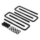 Supreme Suspensions - 4X Heavy-Duty Square Bend U-Bolts for Lifted Applications => 8.5" Long x 2.5" Wide x 9/16" Threads