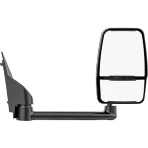Passenger Side Tow Mirror Compatible with 2003-2019 Chevy Express/GMC Savana 1500 2500 3500, Right Side Manual Folding Adjustable Towing Van Mirrors Replacement, Medium