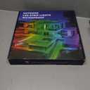 400ft Outdoor LED Strip Lights Waterproof,IP68 Outside Led Light Strips Waterproof with App and Remote,Music Sync RGB Exterior Led Rope Lights with Self Adhesive Back for Roof,Deck